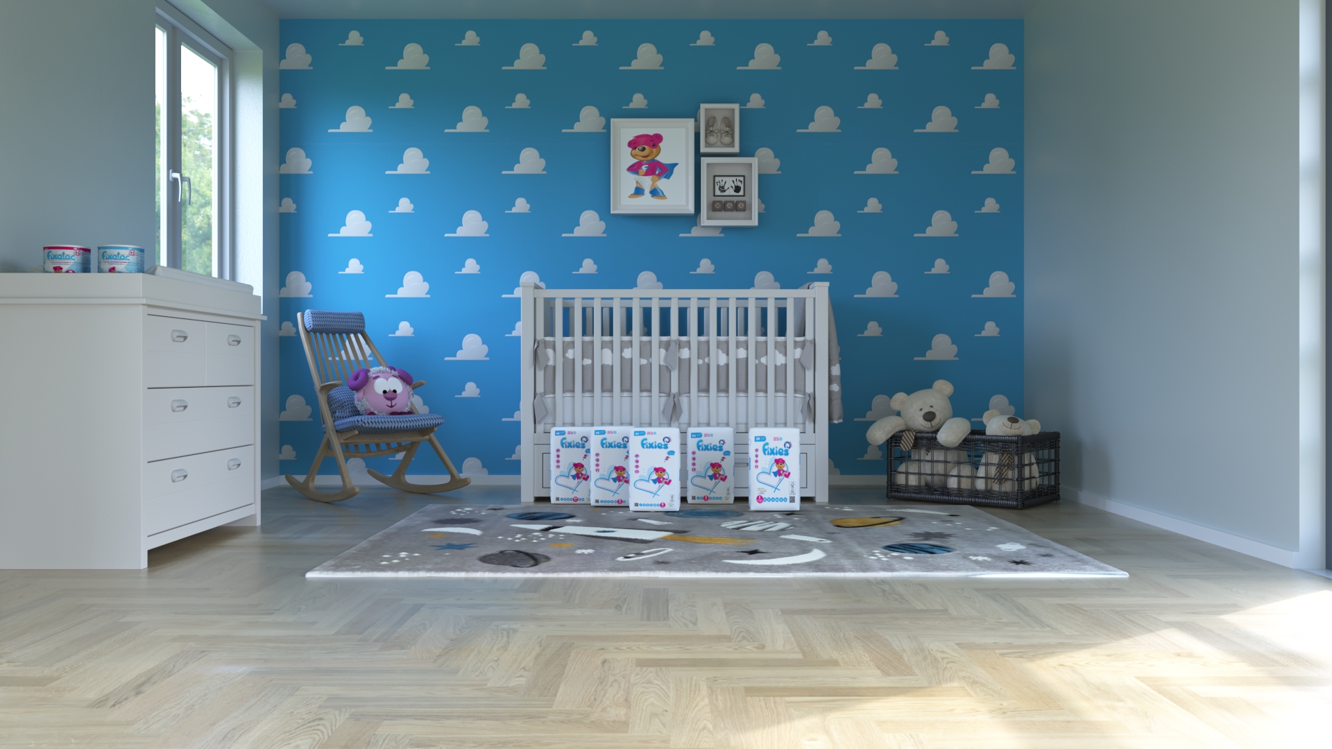 Chambre bébé Fixies